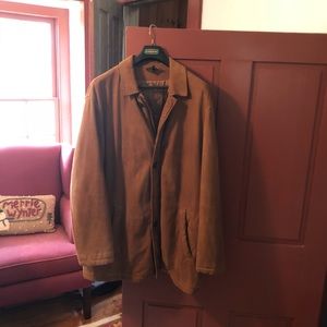 Tuttle Goatskin suede men’s coat.